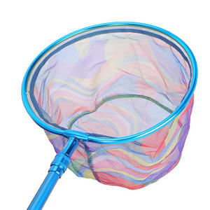 Tête de filet de pêche en alliage d'aluminium, diamètre 30 35 40 45 cm, maille antiadhésive, équipement de pêche pour la capture de poissons - Product Image 1