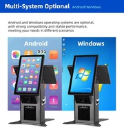 Kiosque de commande et de paiement en libre-service pour restaurant, tablette tactile de comptoir Android Windows