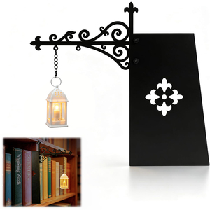 Nouvelle lampe LED suspendue vintage pour étagère, lanterne fantôme pour bibliothèque, lampe lanterne pour étagère - Product Image 3