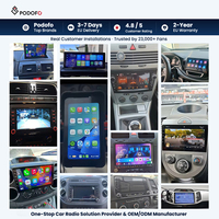 Autoradio Android Podofo 4+64G 7'' avec CarPlay/Android Auto sans fil pour VW/PASSAT/Seat/SKODA/POLO/FABIA/GOLF 5/6 GPS OEM