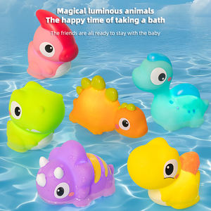 Becho Eğlenceli Çocukluk Çocuklar İçin Karanlıkta Parlayan Okyanus Hayvanı Banyo Su Lambası Bebek Oyuncağı - Product Image 2