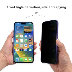 Protector de pantalla de vidrio templado HD con protección de privacidad a prueba de explosiones para todas las series de iPhone - Product Image 3