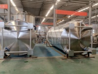 Cuve de Fermentation Conique pour Bière, Unitank en Acier Inoxydable SUS304, Équipement de Fermentation de Bière sous Pression avec Enveloppe Glycolée