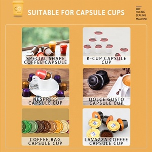 <span class=keywords><strong>Machine</strong></span> de remplissage et de fabrication de capsules de café Nespresso Kcup <span class=keywords><strong>Dolce</strong></span> <span class=keywords><strong>Gusto</strong></span> à grande capacité, <span class=keywords><strong>prix</strong></span> d'usine - Product Image 2