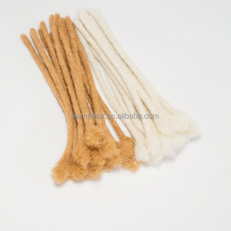 KAMA Wicks Dreadlocks Human Hair Dread Extensions Thread Lock Hair for Afro Women Detail Section 9