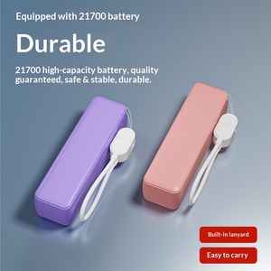 Batería Externa Portátil Mini con Cable Integrado, Gran Capacidad, Ideal para Regalos Empresariales, Venta al Por Mayor de Fábrica - Product Image 4