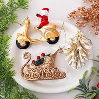 Ornements de Noël pour PC, pendentifs suspendus Chien Ballon et Train, décorations de sapin de Noël DIY, cadeaux de Noël en gros