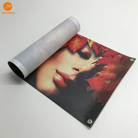 Bannière de clôture en maille PVC personnalisée pour l'extérieur Bannière en vinyle à grilles personnalisées pour l'impression publicitaire