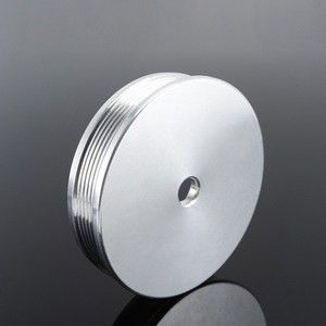 Polea de Aluminio Topway con Rosca Externa, Mecanizada a Medida para Equipos Mecánicos - Product Image 1