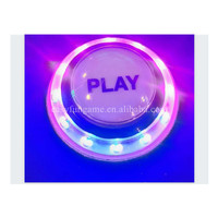 Bouton d'arcade coloré grand rond LED UFO Style billet commencer à jouer boutons poussoirs contrôle de Machine de jeu