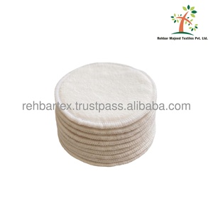 Almohadillas de lactancia de franela de algodón de 6 capas, suaves, absorbentes, reutilizables, lavables, para amamantar, amigables con la piel, OEM/ODM - Product Image 2