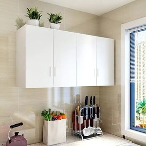 <span class=keywords><strong>Pensile</strong></span> da <span class=keywords><strong>Cucina</strong></span> Sospeso, Mobile Contenitore da Parete per Balcone, Credenza per Sala da Pranzo, Armadietto da Bagno a Muro - Product Image 2