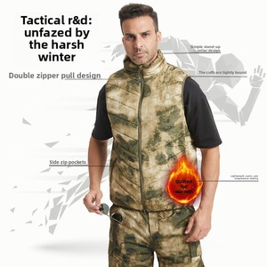 Nuovo <span class=keywords><strong>Gilet</strong></span> Tattico Invernale da <span class=keywords><strong>Uomo</strong></span>, 100% Poliestere, Slim-Fit, Imbottito, Caldo, Mimetico, per Sport all'Aperto - Product Image 2