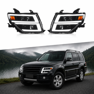 ไฟหน้า LED 12V 6000K พร้อมเคส ABS สำหรับมิตซูบิชิ <span class=keywords><strong>ปา</strong></span><span class=keywords><strong>เจ</strong></span>โร V93 V97 2006-2021 ติดตั้งง่ายแบบ Plug-and-Play อะไหล่รถยนต์ - Product Image 1