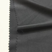 Tissu tricoté en microfibre brillant, 76 % nylon, 24 % élasthanne, respirant, bonne élasticité, doux, pour vêtements de bain, vêtements de sport