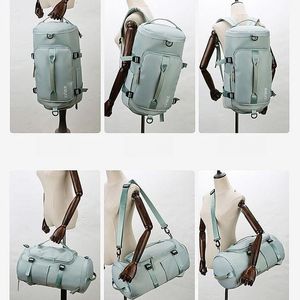 Bolsas de gimnasio funcionales impermeables y ligeras para hombres, impresiones personalizadas con logotipo, bolsa de gimnasio para llevar a mano, bolsas de gimnasio deportivas con compartimento para zapatos - Product Image 5