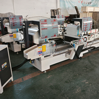 Scie à double tête automatique Glorious Machinery pour PVC, UPVC et aluminium – Machine de découpe d'aluminium à double tête