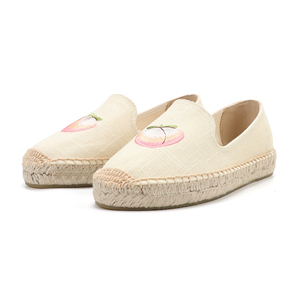 Chaussures en toile à enfiler OEM/ODM entièrement personnalisables, décontractées, respirantes, en toile, à bout rond, pour femmes, en <span class=keywords><strong>jute</strong></span> - Product Image 6