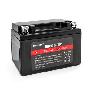 充電式ディープサイクル12V12AhLifepo4バッテリーパックボートフィッシング電動工具用BMS内蔵ソーラーリチウム電池 - Product Image 1