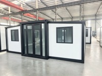 Offre Spéciale : Maison Conteneur Extensible 20ft 40ft avec 2 ou 3 Chambres, Cuisine, Salle de Bain et Extension Double Aile pour Villa ou Bureau