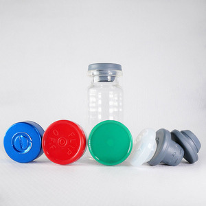 Custom Logo 13mm Aluminum Pharma Vial Cap Red Flip Vial Lids <strong>Bottle</strong> Closures With Customized Logo - Product Image 6