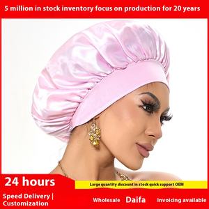 2025 large bande élastique sommeil Bonnet cheveux Wrap Cap beauté <span class=keywords><strong>et</strong></span> produit de soins personnels pour les soins capillaires de nuit dans <span class=keywords><strong>la</strong></span> douche - Product Image 2