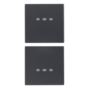 Two Half Keys 1M Neutral Custom Grey Push <b>Button</b> Switches 6.5x4x1cm - Product Image 1