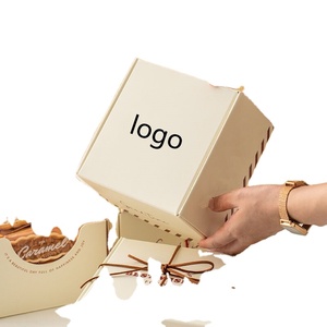 Caja de Regalo para Galletas y Bizcochos Personalizada Pulida 2026, Caja de Cartón Biodegradable CMYK para Galletas Crumbl con Logotipo - Product Image 2
