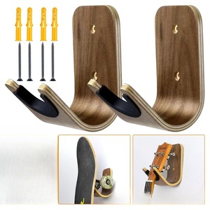 Soporte de Pared para Guitarra, Gancho de Madera para Ukelele, 16.5x9cm, Sin Necesidad de Perforación, Capacidad de Carga de 20kg - Product Image 4