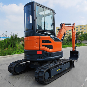 KOSTENLOSER VERSAND Chinesischer Günstigster CE EPA 3-Tonnen-Minibagger mit Kabine Multifunktionaler Bagger mit Anbaugeräten - Product Image 6