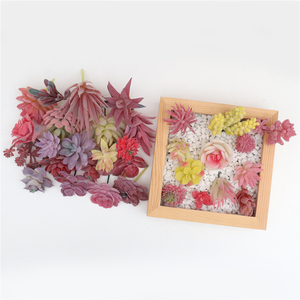 <span class=keywords><strong>Succulente</strong></span> Artificiali Rosa dall'Aspetto Naturale, <span class=keywords><strong>Mini</strong></span> Ramo Singolo in PU/PVC per Interni e Giardini Domestici - Product Image 2