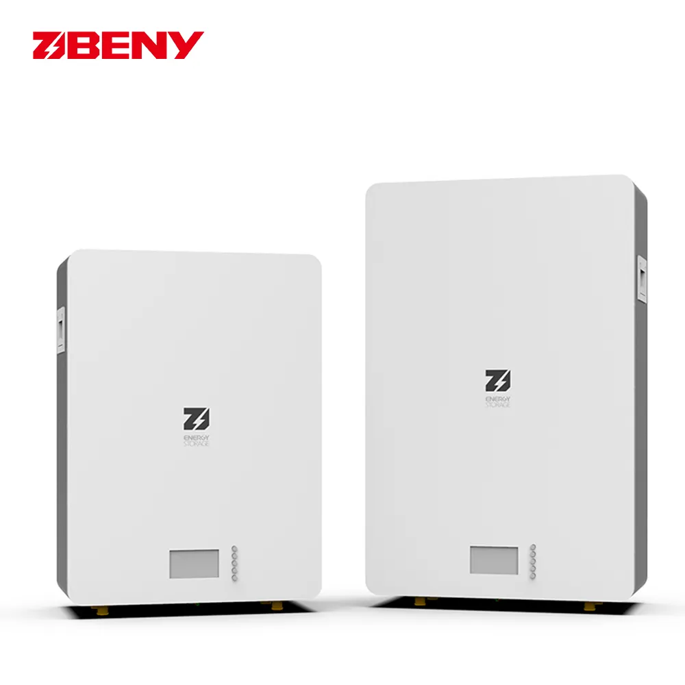 Beny Power Wall 5.12kwh 100ah Lifepo4 Lithium Ion Batterij Energieopslag Energiebron Energieopslagsysteem Lithium Batterij