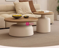 Usine Yicheng directement Table à thé centrale moderne Table basse en bois Meubles de salon Tables basses à vendre