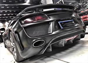 Kit carrosserie style R, pare-chocs arrière semi-carbone pour <span class=keywords><strong>Audi</strong></span> <span class=keywords><strong>R8</strong></span> V8 <span class=keywords><strong>V10</strong></span> 2008-2015 - Product Image 5