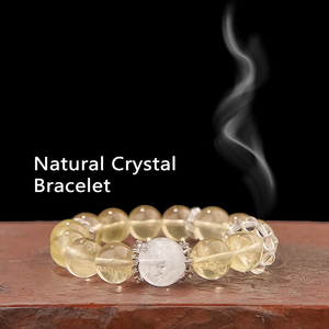 Pulsera de Cuentas en Forma de Bola de Moda para Mujer con Cristales de Estrás, Amuleto de la Suerte y Sanación, Regalo Budista - Product Image 1