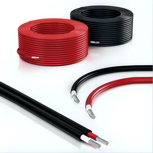 Câble <span class=keywords><strong>solaire</strong></span> PV1-F 1mm 4mm 6mm en cuivre étamé, isolé XLPO, haute température, flexible, pour panneaux photovoltaïques - Product Image 4