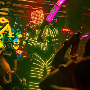 Funtoys-Robot marcheur sur échasses pour salle de bal à LED, costume de robot Traje à LED pour vêtements à LED, déguisement de marcheur sur échasses - Product Image 2