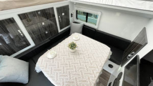 Fuera de la carretera Pop Top caravanas con ducha y aseo híbrido carretera <span class=keywords><strong>Caravana</strong></span> de la familia estándar australiano Offroad remolque Camper - Product Image 4