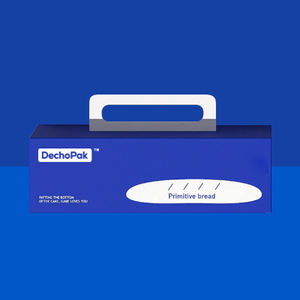 Tovagliolo personalizzato con Logo gratuito in carta di cera Snack Box hamburger <span class=keywords><strong>Pizza</strong></span> porta fuori confezione per Fast Food - Product Image 4