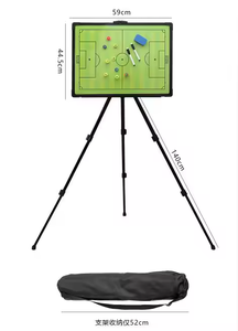 Tableau Tactique de Football Pliable et Portable <span class=keywords><strong>en</strong></span> PVC avec Support Magnétique <span class=keywords><strong>en</strong></span> Fibre de Verre et Trépied pour l'Entraînement - Product Image 4