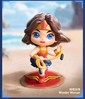 Authentique Little Justice League Series Pop Mart Official Store Blind Box Trendy Play Handmade Cadeau à la mode et mignon