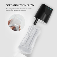 Odeco Godemiché vibrant à aspiration automatique rechargeable par USB, en matière chair, avec fonction de masturbation anale et caractéristiques vaginales, jouet sexuel