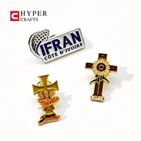 Hyper-crafts, fabricant d'articles métalliques, vente directe de pin's de revers en émail dur, mignons, à thème dessin animé, personnalisés, en gros