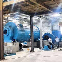 Broyeur à boulets industriel EPIC pour carbonate de calcium, moteur AC, capacité 10t/h, pour ligne de production de calcite et de craie
