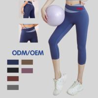 Shorts de yoga taille haute pour femme en nylon et élasthanne, ultra-extensibles et respirants, avec compression fessière, pour la course, le fitness, la gym et les sports de plein air