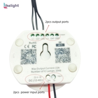 Contrôleur UFO SPI pour lumières RGB/RGBW avec application téléphonique intelligente Wi-Fi/Bluetooth/Musique DIY Surplife, télécommande sans fil