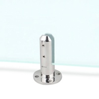 Modernes Design Schwerlast Rahmenloses Gehärtetes Glas Edelstahl-Glaspfosten
