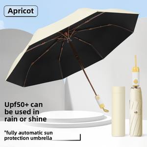 Полностью автоматический Японский Корейский желе цветной Ультрафиолетовый защитный ЗОНТ 8K складной солнечный зонт для солнечных дождливых дней рекламы - Product Image 6