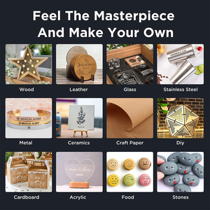 Hot bán acmer P1 S Pro DIY 3D cắt laser Khắc Máy cho kim loại da thủy tinh trang sức gỗ pha lê da nhựa - Product Image 5