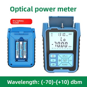 Độ chính xác cao tất cả-trong-một Mini suy giảm quang học <span class=keywords><strong>Tester</strong></span> đa chức năng sợi quang Power Meter RJ45 ánh sáng màu Đỏ sạc lạnh - Product Image 6